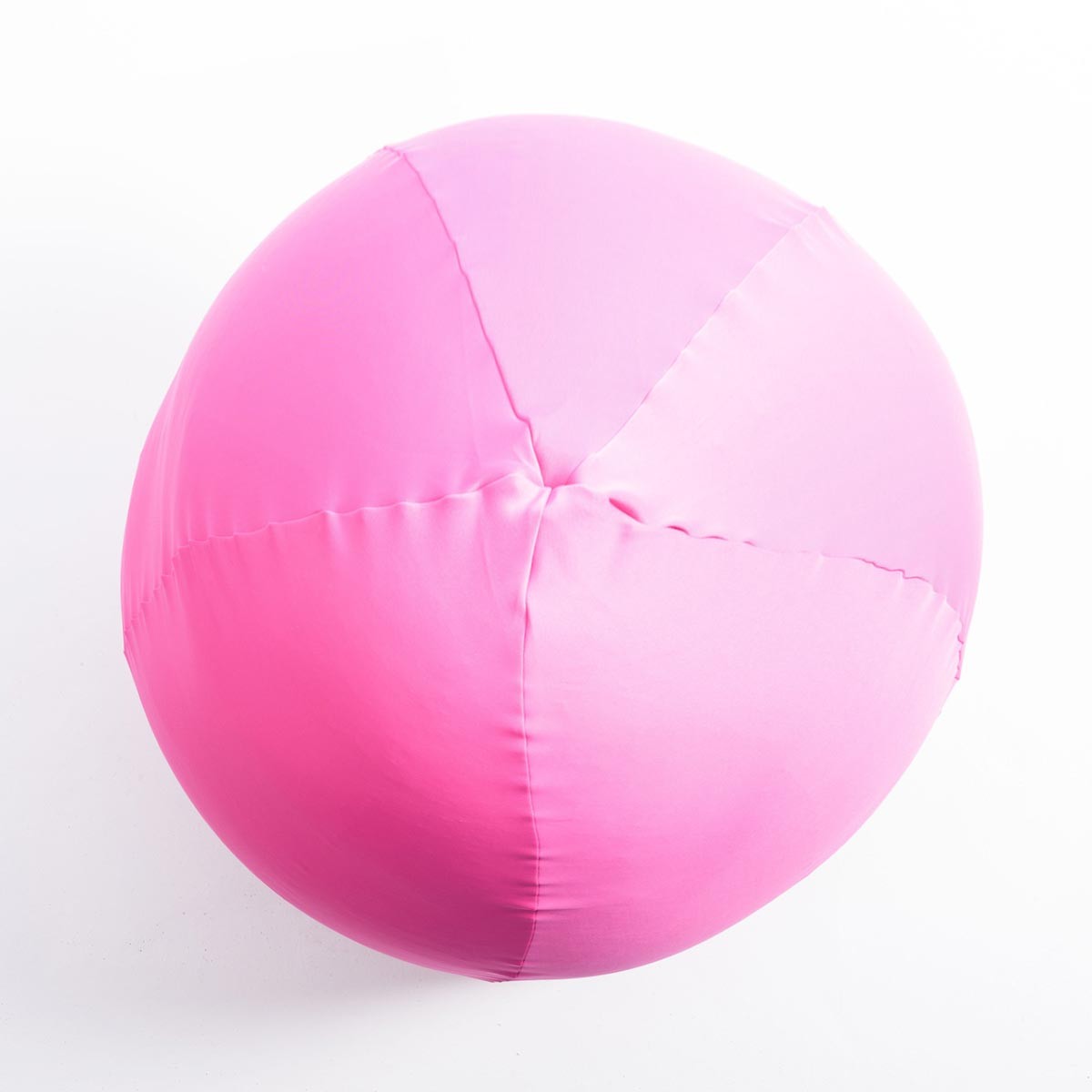 Pouf Poire Stretch Rose - pouf géant intérieur en tissu ultra souple, forme poire, couleur rose