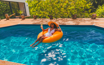 Yellow Round Pool Bean Bag