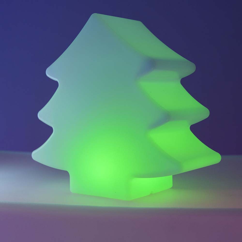 Sapin Lumineux LED 25C, lampe sapin LED sans fil, lumière verte, décoration intérieur extérieur, design contemporain