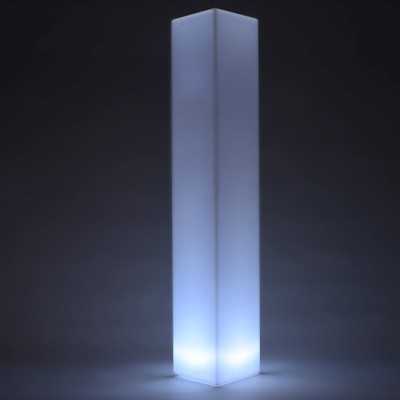 Mehrfarbige LED-Lichtsäule - QUADRAT 180 cm