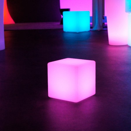 Cubo de luz LED multicolor - 20 cm