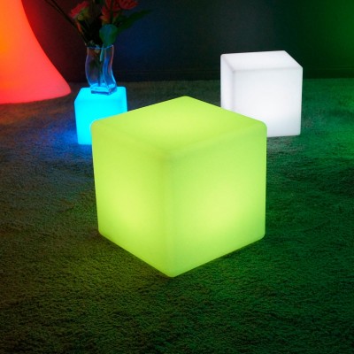 Cube Lumineux à LED Multicolore - 30 cm