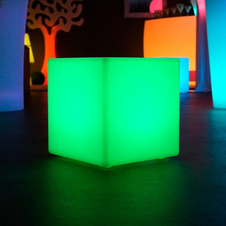 Cube Lumineux à LED Multicolore - 30 cm