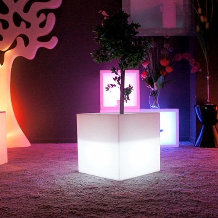 Mehrfarbiger LED-Multifunktionslichtwürfel - 40 cm