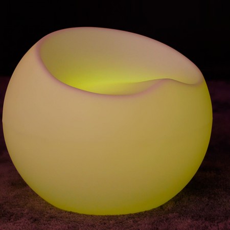 Poltrona luminosa a LED multicolor Drop Chair