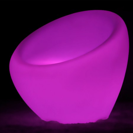 Mehrfarbiger LED-Lichtsessel - KRESLO - 65 cm