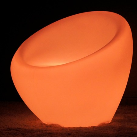 Fauteuil Lumineux à LED Multicolore - KRESLO - 65 cm