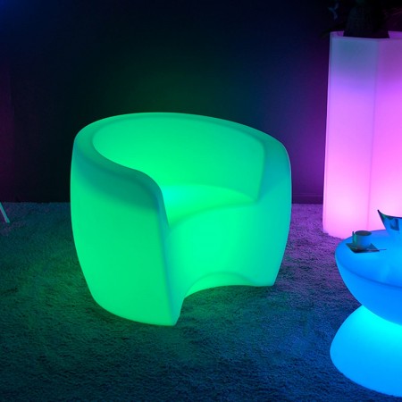 XL Multicolor LED beleuchteter Sessel