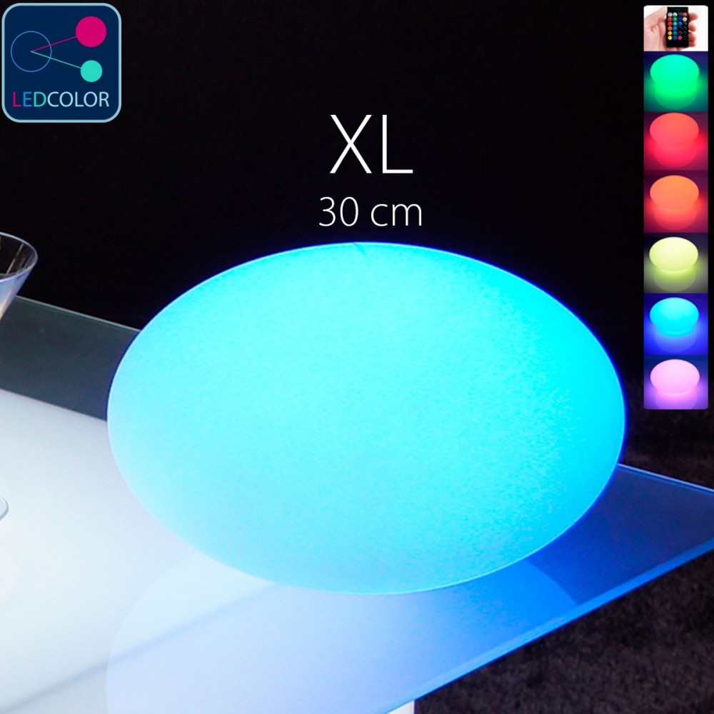 Luce LED multicolore Pebble XL