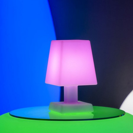 Lampada da tavolo a LED multicolore - ABA - S SQUARE