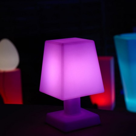 Lámpara de mesa LED multicolor - ABA - S SQUARE