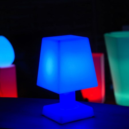 Lampe à poser LED Multicolore - ABA - S SQUARE