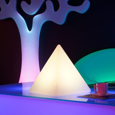 Piramide di luce LED multicolore - PIRAMIDE - 28 cm