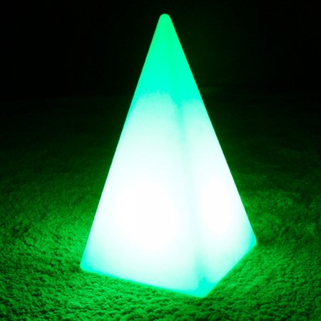 Mehrfarbige LED-Lichtpyramide - PYRAMIS - 48 cm