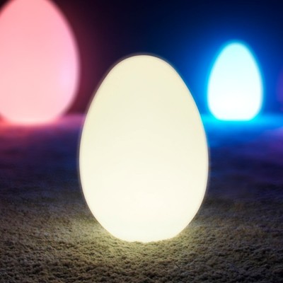 Oeuf Lumineux à LED Multicolore - JAJKO - 36 cm