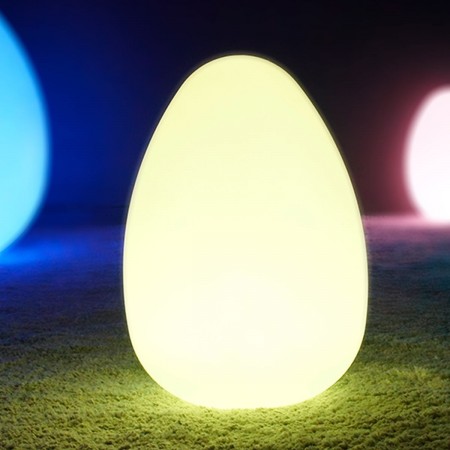 Mehrfarbiges LED-beleuchtetes Ei - JAJKO - 42 cm
