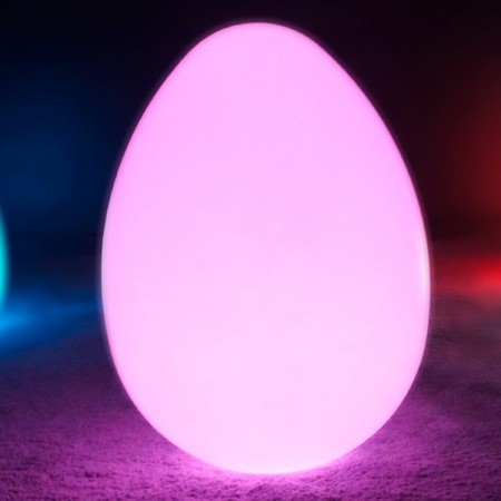 Mehrfarbiges LED-beleuchtetes Ei - JAJKO - 68 cm