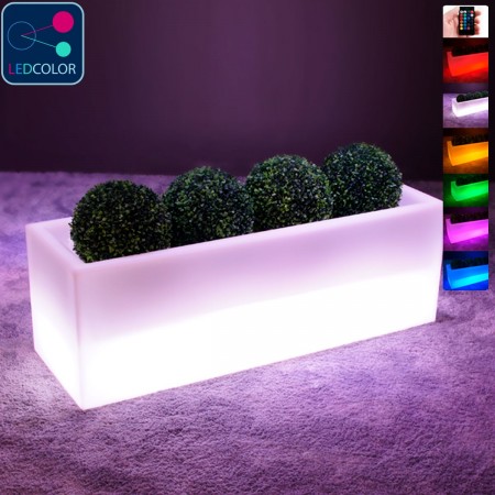 Jardinera iluminada LED multicolor - PLANTAZNIK