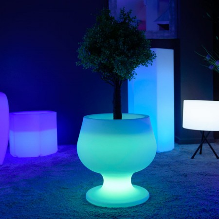 Maceta de luz LED multicolor - CUP
