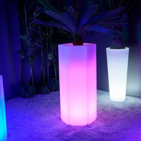 Bote de luz LED multicolor - HEXAGONE XL
