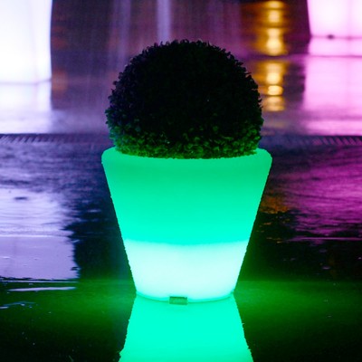 Bote de luz LED multicolor - ROUND S