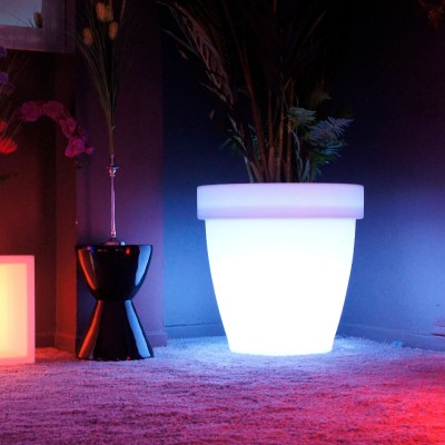 Pot Lumineux à LED Multicolore - ROUND XXL