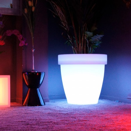 Pot Lumineux à LED Multicolore - ROUND XXL