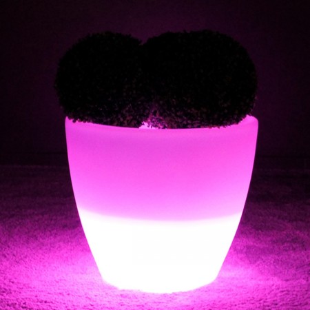 Pot Lumineux à LED Multicolore - SPARK - 45 cm