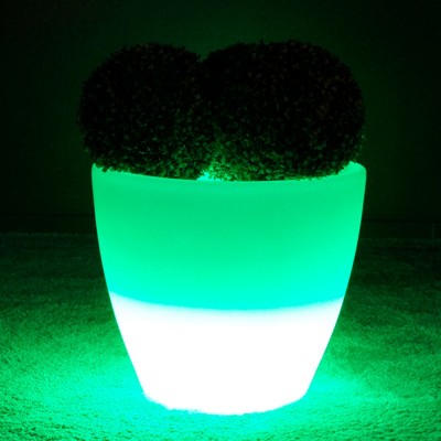 Maceta de luz LED multicolor - SPARK - 45 cm