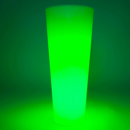 Mehrfarbige LED-Lichtvase - RUNDE XL