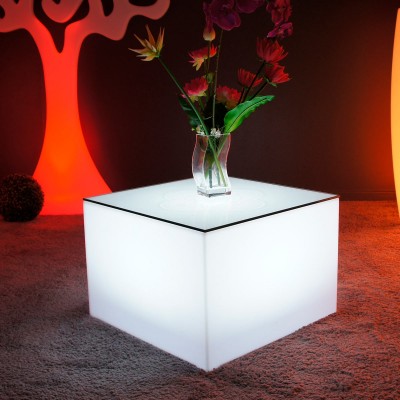 Table Basse Lumineuse à LED Multicolore - Nelio
