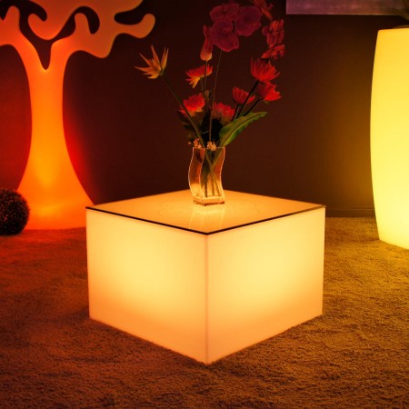 Table Basse Lumineuse à LED Multicolore - Nelio