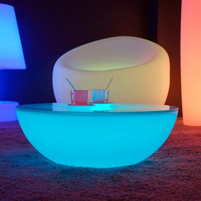 Tavolino luminoso a LED multicolore - MOON LIGHT S