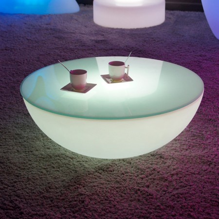 Table basse lumineuse LED Multicolore - MOON LIGHT S