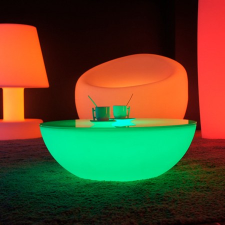 Table basse lumineuse LED Multicolore - MOON LIGHT S