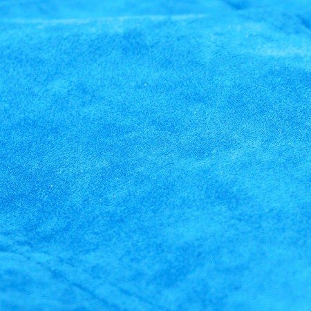 Pouf Géant Rond XXXL Intérieur En Tissu Doux Microsuede Bleu, Déhoussable, Pour Salon - TiTAN