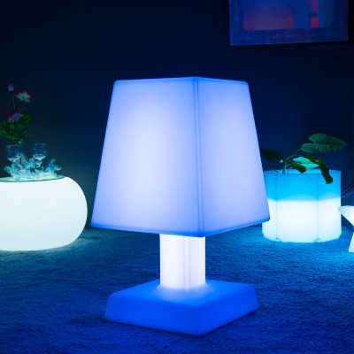 Lámpara de mesa LED multicolor - ABA - XL SQUARE