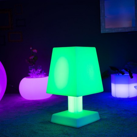 Lampe à poser LED Multicolore - ABA - XL SQUARE