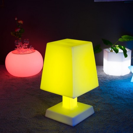 Lampada da tavolo a LED multicolore - ABA - XL SQUARE