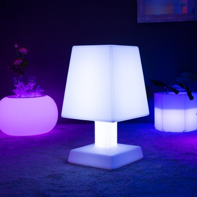 Lampe à poser LED Multicolore - ABA - XL SQUARE