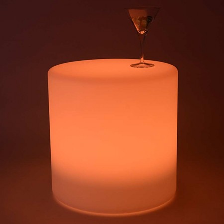 Cylindre Lumineux à LED Multicolore - 40 cm