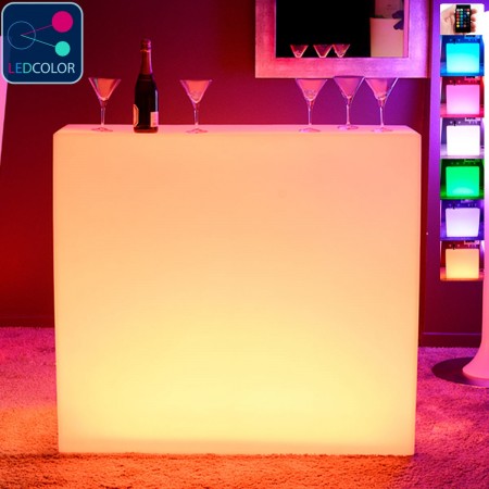 BAR Lumineux à LED Multicolore - KRUG SQUARE