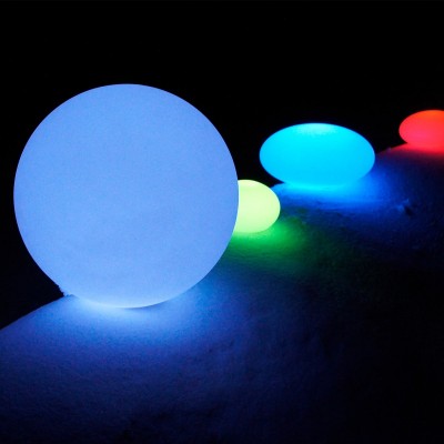 Boule Lumineuse à LED Multicolore - 20 cm