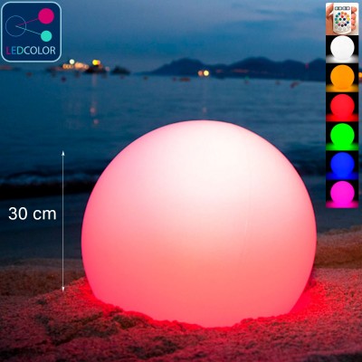 Mehrfarbiger LED-Lichtball - 30 cm