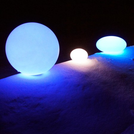 Boule Lumineuse à LED Multicolore - 80 cm