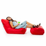 Sillón Puff Exterior Rojo