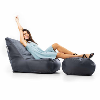 Sillón Puff Exterior Antracita