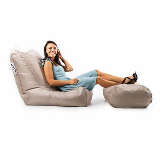 Sillón Puff Exterior Beige Arena