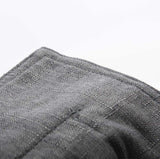 Housse Vide Pouf Lin Gris Foncé