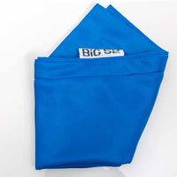 Housse  pouf piscine rectangulaire vide Bleu